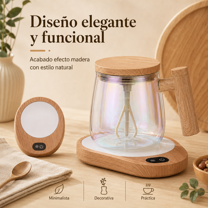 Taza agitadora automática