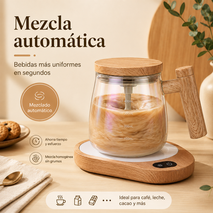 Taza agitadora automática