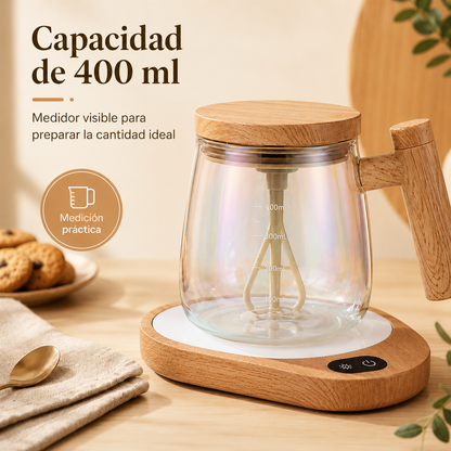 Taza agitadora automática